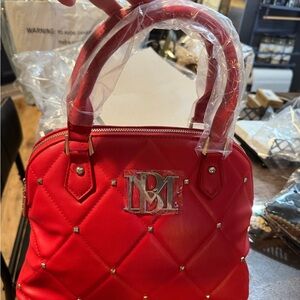 Red Quilted Women's Bag